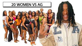 20 WOMEN VS 1 YOUTUBER: AG