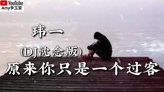 ️轻快好听️玮一【原来你只是一个过客】(DJ沈念版)️