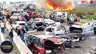 95 Shocking Moments Car Crashes of Idiots In Cars Got Instant Karma | Car Crashes Compilation 2025