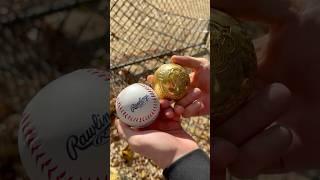 Hitting a $335,000 Gold Baseball