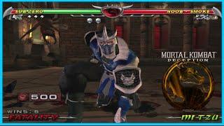 Mortal Kombat Deception SUB-ZERO MAX Difficulty Gameplay