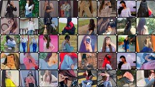 Stylish girls dpz for insta, fb|‍cute jeans top hidden face selfie pose for girl| teenage dp photo