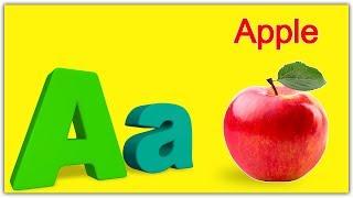 A For Apple | ABC Song | Nursery Rhymes | Poems For Kids