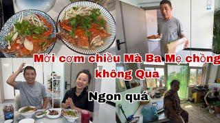 #475Mua được Ghẹ Ngon Muốn Nấu món ngon mời Mà Ba Mẹ Chồng nhưng không qua,Chồng Trung khen Ngon