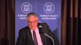 Robert Miller Accepts the Foreign Policy Association Medal