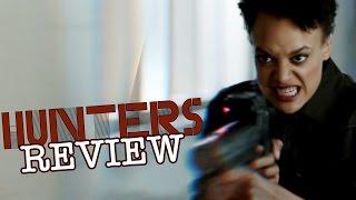 Nathan Phillips Britne Oldford SYFY's Hunters​ ​​- TV Review