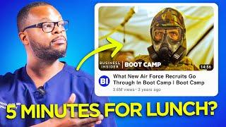 Spine Surgeon & Former Combat Medic Reacts | What Air Force Recruits Go Through in Boot Camp