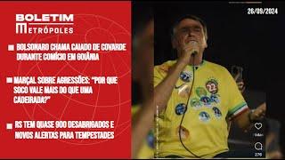 Bolsonaro chama Caiado de covarde; Marçal: “Por que soco vale mais do que uma cadeirada?”