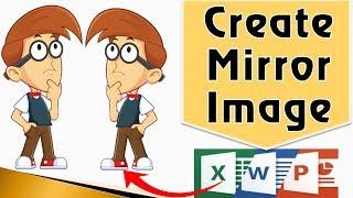 [MS-Office] How to Mirror an Image in word | PowerPoint Mirror Image or text | PowerPoint Flip Image