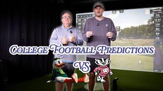 Oregon is Going to Beat Wisconsin.... at Least we Hope That is What our Golf Simulator Says!