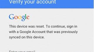100% fool proof free method to bypass Google Factory Reset Protection(FRP)