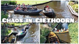 CHAOS in GIETHOORN | BOTSINGEN in de GRACHTEN | village without roads