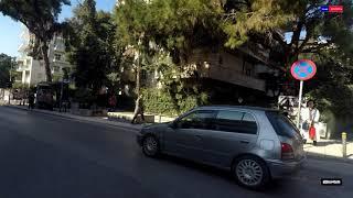 Driving Downtown Thessalonikh NEA KRHNH - KALAMARIA 4k GREECE