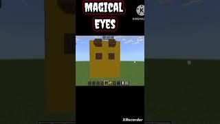 Minecraft Magical Eyes #minecraft #Magicaleyes #shorts #trending