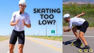 The TRUTH about skating position | How LOW do you have to sit when skating️