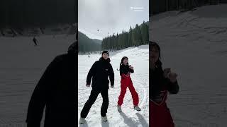 Lin Yi and Esther yu ️️️ they are so cute #skiintolove #linyi #estheryu #cdramaclip