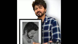 Thalapthy vijay's beast movie first look pencil sketch drawing with thalapathy vijay reels #shorts