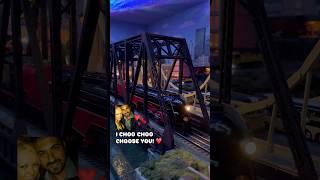 Love Train J+N️ Lionel Legacy Santa Fe Dreyfus #train #shorts #video #reels #fyp #night #video