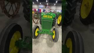 Beautiful antique John Deere tractors at the PA farm show #antiquetractors