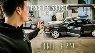 Warum ich für diesen Mercedes 560SEC NICHTS bezahlen musste!