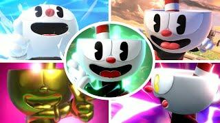 Cuphead All Victory Poses, Final Smash, Taunts & Palutena Guidance in Smash Bros Ultimate
