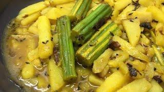 OPOS Neem Jhol C4P10 (Cutting to plating for 4 in 10 mins). Bengali summer stew.