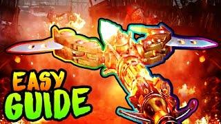 ORIGINS ULTIMATE FIRE STAFF BUILD UPGRADE GUIDE! BO3 Zombies Chronicles KAGUTSUCHI BLOOD Easter Egg