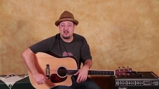 Beginner Acoustic Reggae Guitar Lesson - How to Play a Reggae Guitar Rhythm