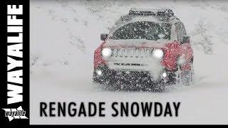 RENEGADE SNOW DAY : Snow Wheeling a Jeep Renegade Trailhawk