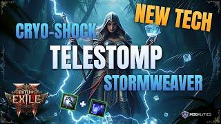 All New Cryo Telestomp Stormweaver || Path Of Exile 2 Sorceress Build Guide