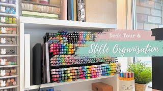 ️️ DESK TOUR - Home Office Schreibtisch für Kreativität & Produktivität + Stifte Organisation