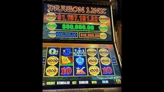 dragon link! High Limit Slots! $500 per spin! #slots #casino #vegas