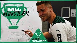 Hannes, was malst du da?! | Ballkünstler mit Nico Elvedi & Hannes Wolf | Borussia