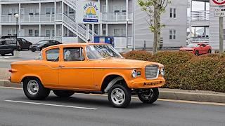 Cruisin' Ocean City classic car show spills out into the street {2024} classic cars traffic & trucks