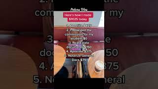 A Day in the Life | Notary | I made $1025 today #notary