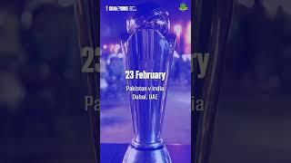 ICC Champions Trophy 2025 Schedule