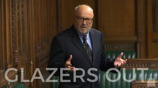 Galloway Goes "Glazers Out" on the floor of Parliament