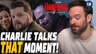 Charlie Cox Talks THAT Moment In Daredevil Born Again Episode 1!