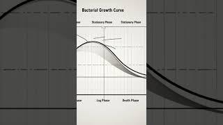 Master the bacterial growth curve in just 30 seconds!!#microbiology#bacteria