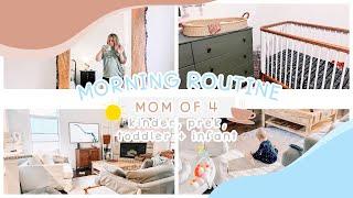 Morning Routine - Mom of Four Littles! Kindergarten, Preschool, Toddler + Infant