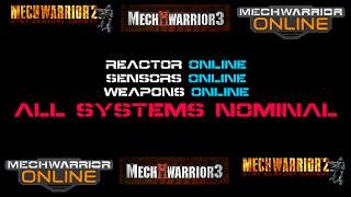 MechWarrior Startup Voice: Reactor Online ... All Systems Nominal