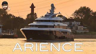 Yacht ARIENCE arrived for service at Abeking and Rasmussen shipyard