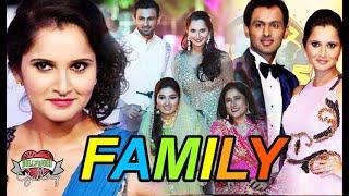 Sania Mirza Family With Parents, Husband, Son & Sister