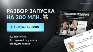 Разбор запуска Егора Пырикова на 200 млн.