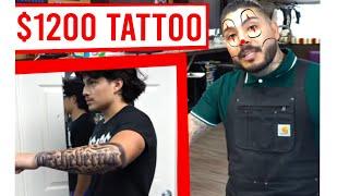 $1200 Lettering Tattoo! *Old English