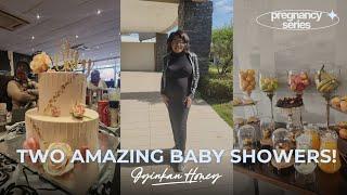 I HAD 2 SURPRISE BABY SHOWERS, THEY GOT ME!!! | PREGNANCY SERIES | Nigerian in SA