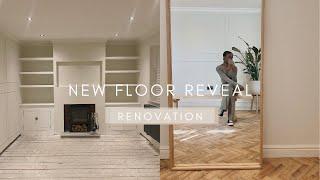 FLOORING REVEAL! DIY LUXURY VINYL FLOORING INSTALLATION | LONDON FLAT RENOVATION | VLOG