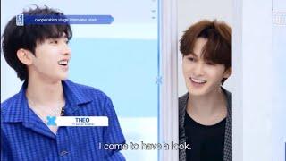 (Youth With You 2)Cai Xukun and THEO Zhu Zhengting moment(ft. Xiaogui & Ziyi)