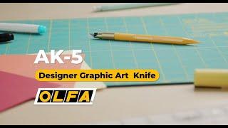 AK 5 Designer Graphic Art Knife