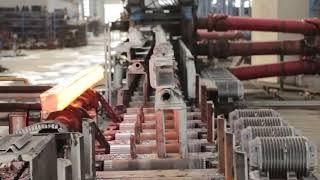 Hot metal rolling introduction video from Kocaer Steel